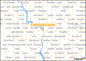 map of Char Sākchura