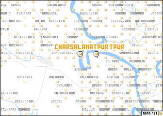 map of Char Sālāmatpur