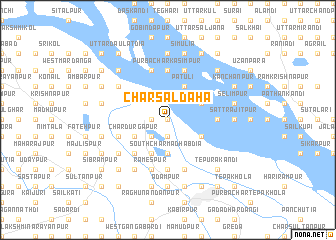 map of Char Sāldaha