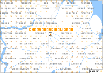 map of Char Samasdi Bāligrām