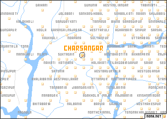 map of Char Sāngar