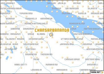 map of Char Sarbānanda