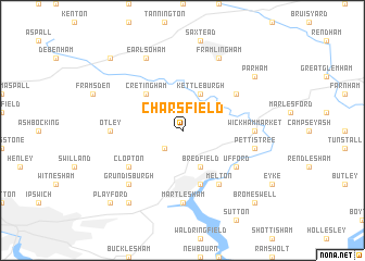 map of Charsfield