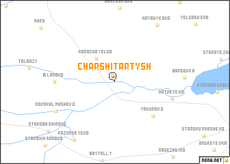 map of Charshi-Tartysh