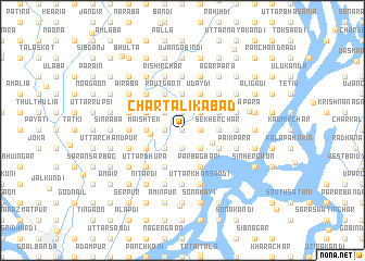 map of Char Tālikābād