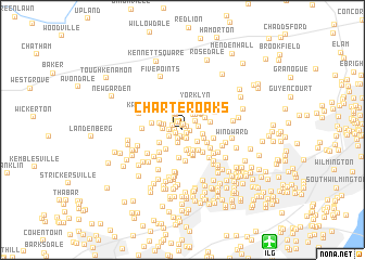 map of Charter Oaks