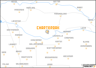 map of Charter Oak