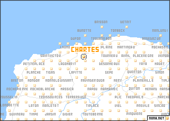 map of Chartes