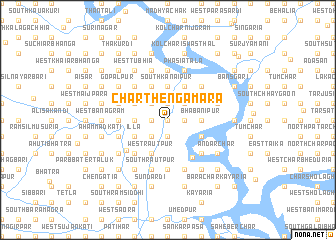 map of Char Thengamara