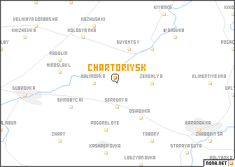 map of Chartoriysk