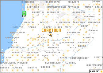 map of Chartoûn