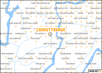 map of Char Uttampur