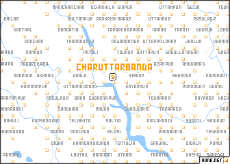 map of Char Uttarbanda