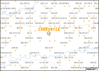 map of Charvatce