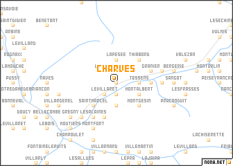 map of Charves