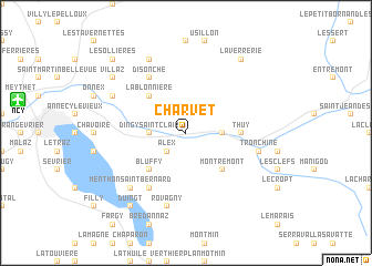 map of Charvet