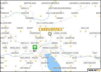 map of Charvonnex