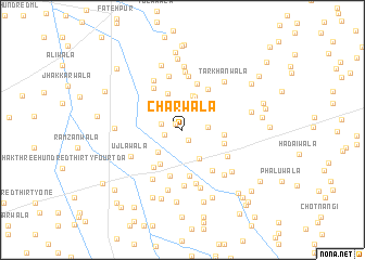map of Chārwāla