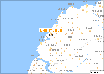 map of Charyong-ni