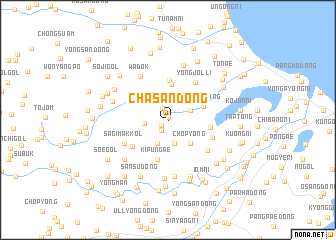 map of Chasan-dong