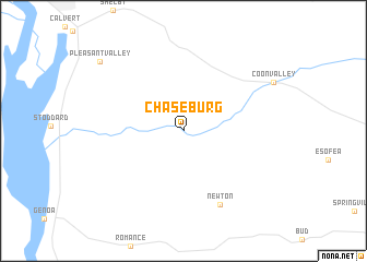 map of Chaseburg