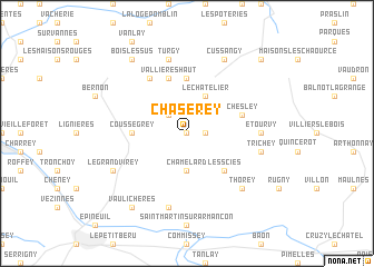 map of Chaserey