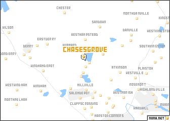 map of Chases Grove