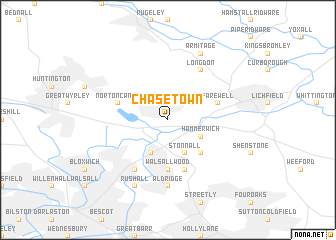map of Chasetown