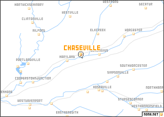 map of Chaseville