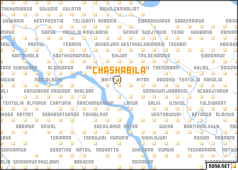 map of Chashābila