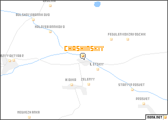 map of Chashinskiy