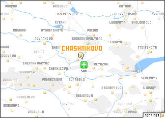 map of Chashnikovo