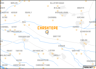 map of Chash-Tepe