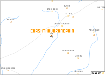 map of Chāsht Khvorān-e Pāʼīn