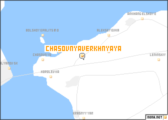 map of Chasovnya Verkhnyaya
