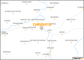 map of Chasovnya