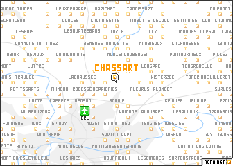 map of Chassart