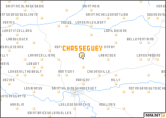 map of Chasseguey