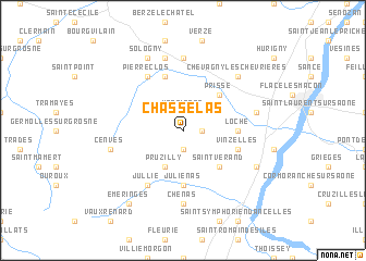 map of Chasselas