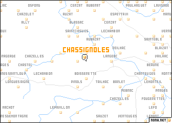 map of Chassignoles