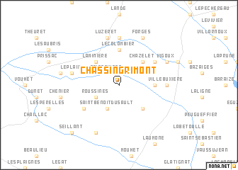 map of Chassingrimont