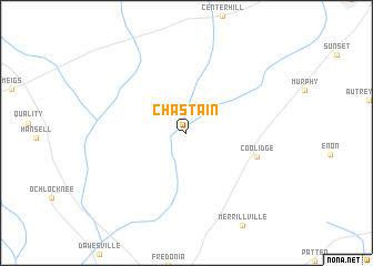 map of Chastain