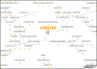 map of Chaston