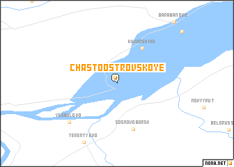 map of Chastoostrovskoye