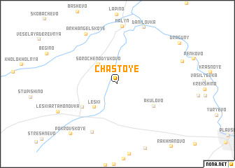 map of Chastoye