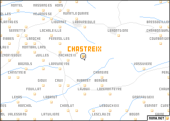 map of Chastreix