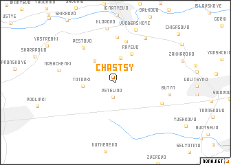 map of Chastsy