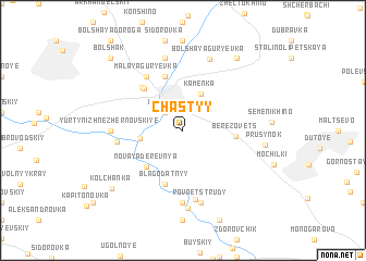 map of Chastyy