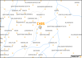 map of Chãs