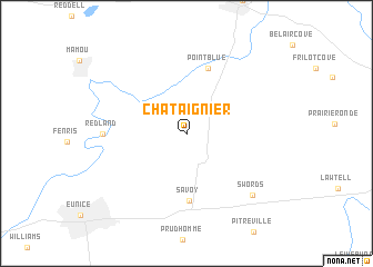 map of Chataignier